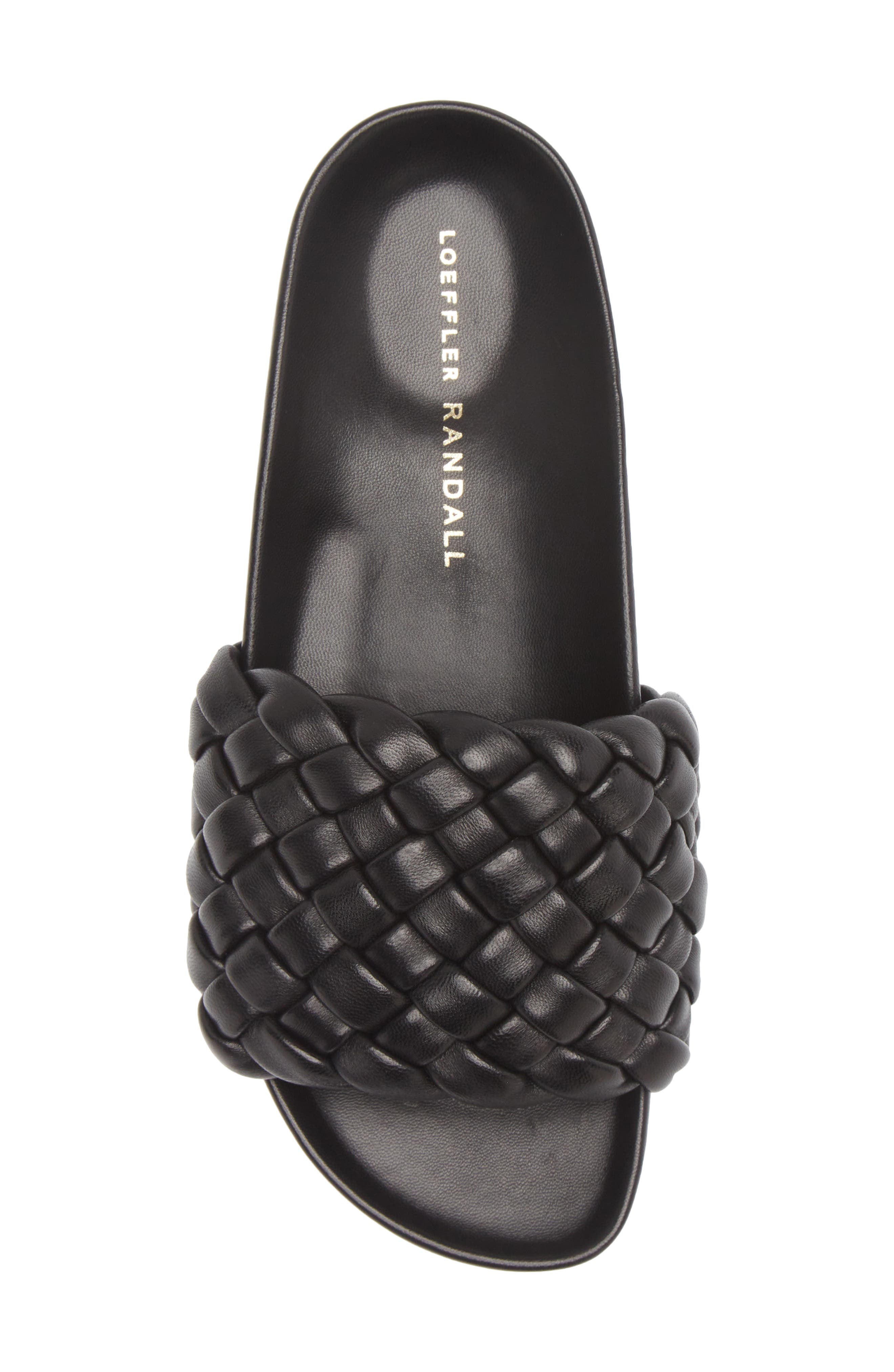 Loeffler Randall Sonnie Woven Slide Sandal, Alternate, color, 