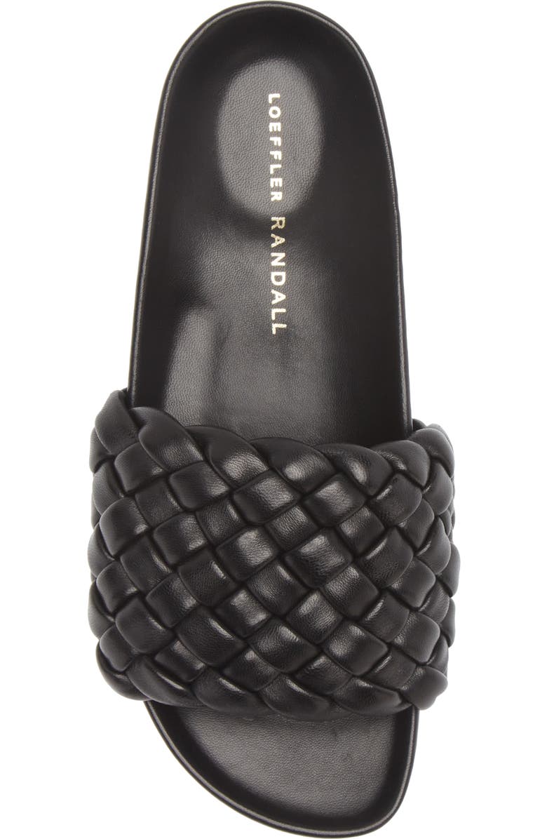 Loeffler Randall Sonnie Woven Slide Sandal, Alternate, color,