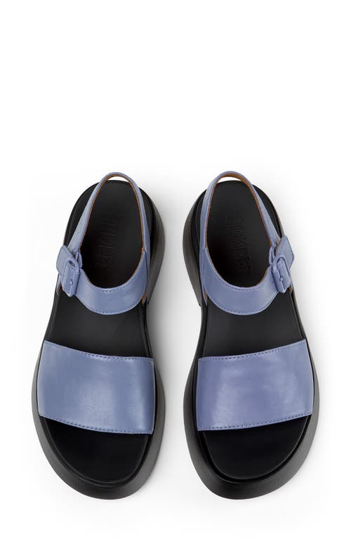 Camper Tasha Slingback Platform Sandal In Blue
