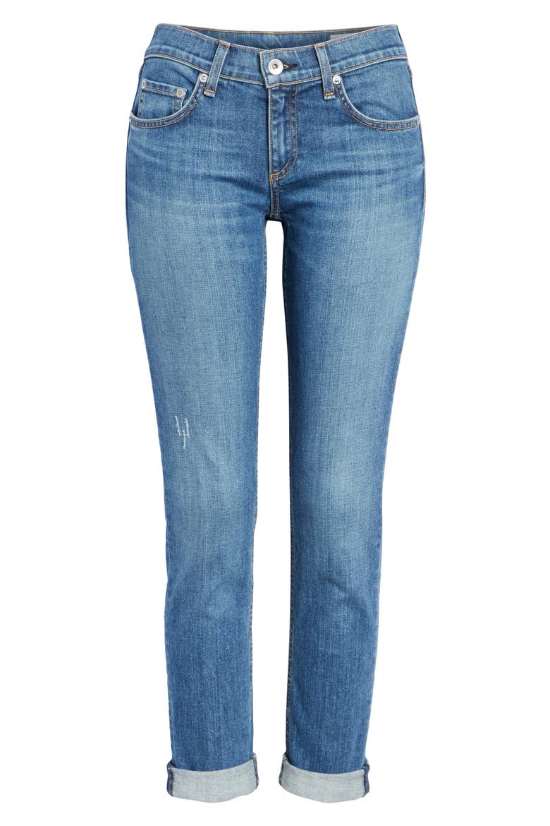 Dre Slim Fit Boyfriend Jeans, Alternate, color, EL