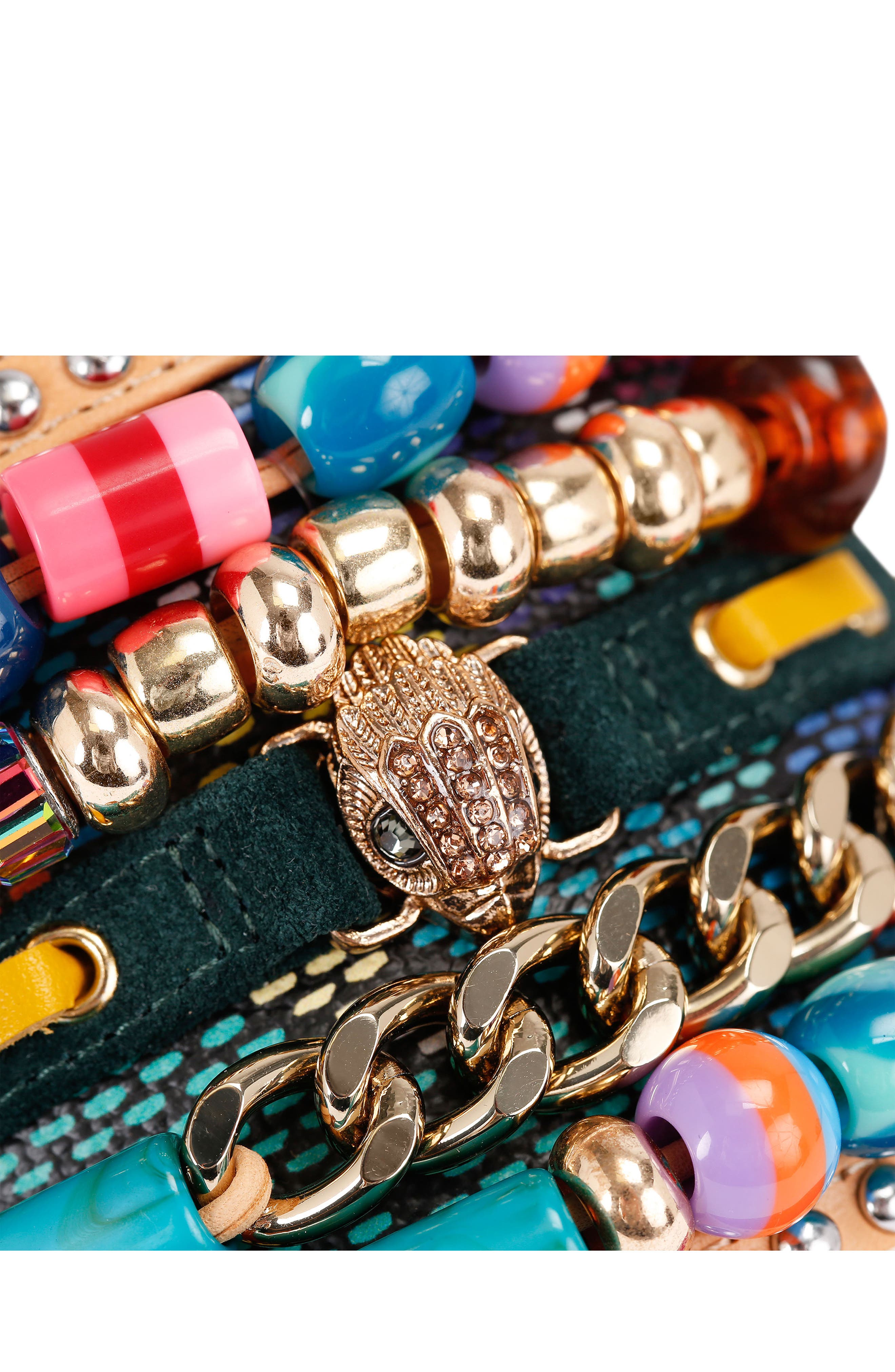 Kurt Geiger London Southbank Beaded Slide Sandal, Alternate, color, Open Pink