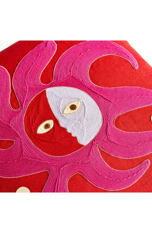 Jonathan Adler Playa Pillow In Red