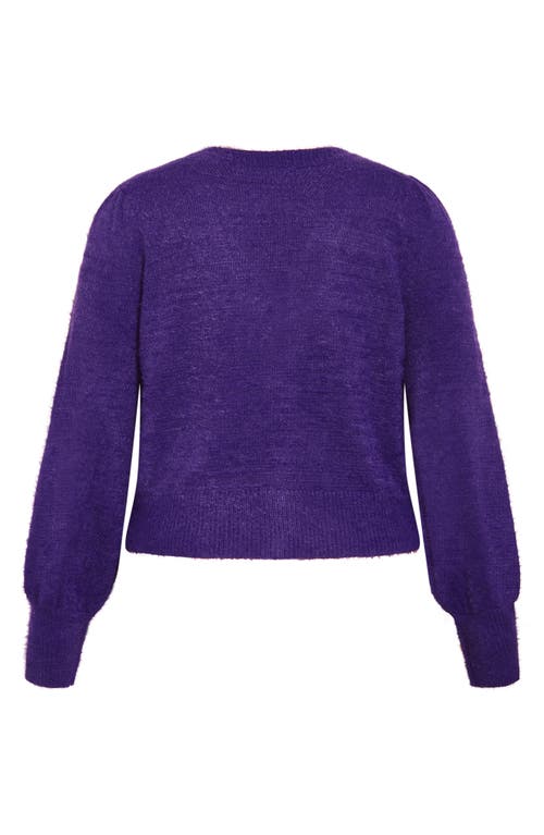 CITY CHIC CITY CHIC FLUFFY CARDIGAN