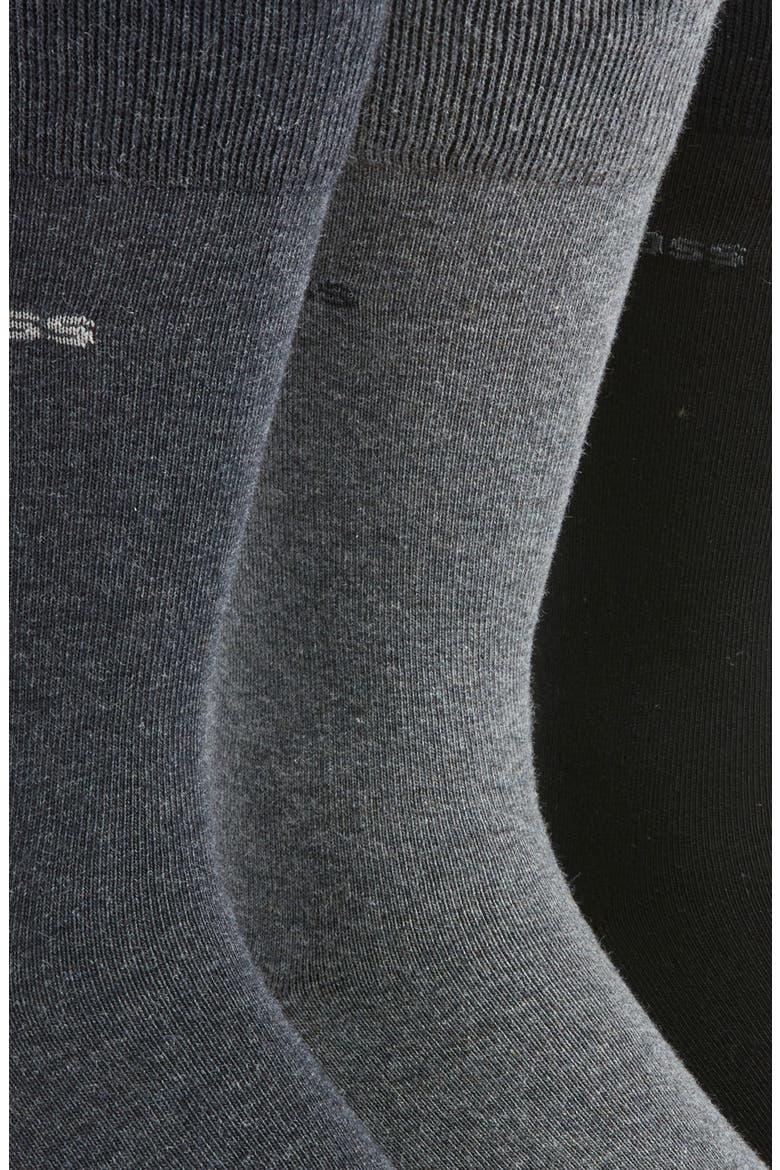 Assorted 3-Pack Cotton Blend Dress Socks, Alternate, color, OPEN MISC
