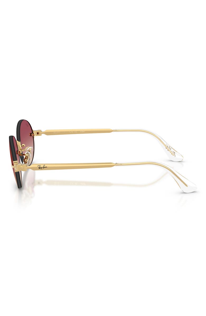 Ray-Ban x A$AP Rocky 54mm Gradient Oval Sunglasses, Alternate, color, 