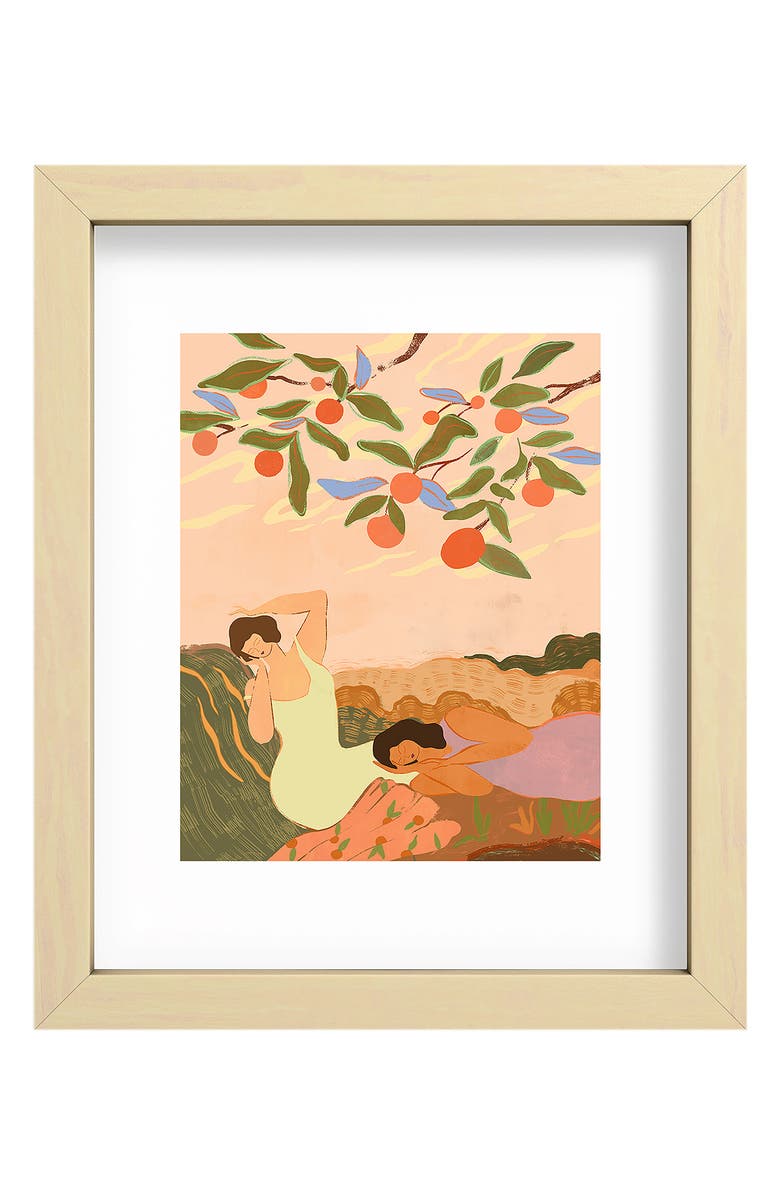 Deny Designs Midday Nap Framed Wall Art, Main, color, 