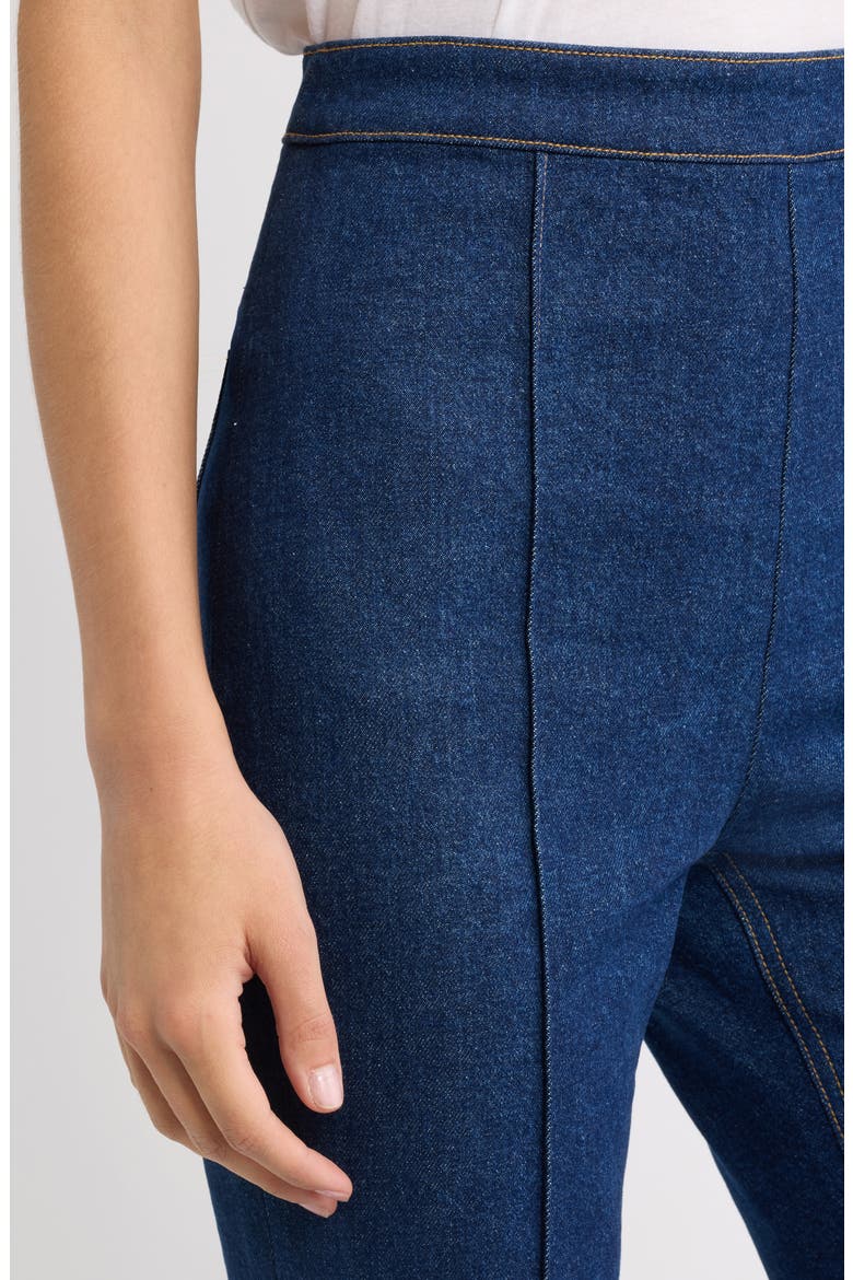 Pintuck Jeans, Alternate, color, BLUE