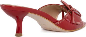 Cherry Buckle Mule Sandal