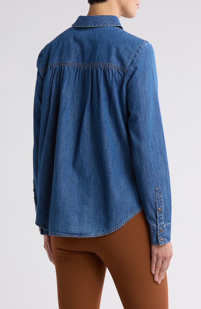 Veronica Beard Cambrie Shirt, Alternate, color,