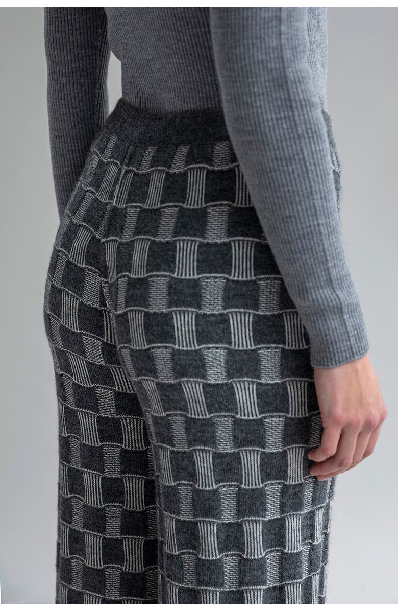 SSKEIN Zoe Trousers, Alternate, color, Grey Ivory