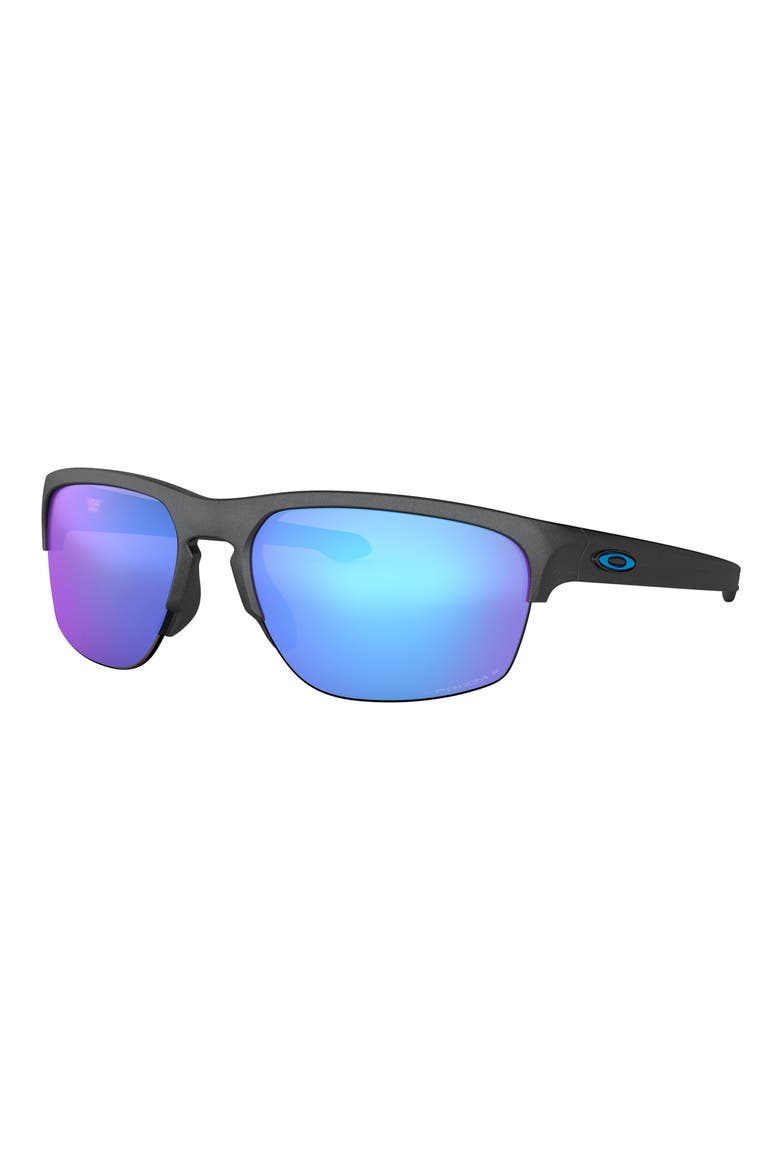 65mm Oversize Prizm™ Polarized Square Sunglasses, Alternate, color, GREY