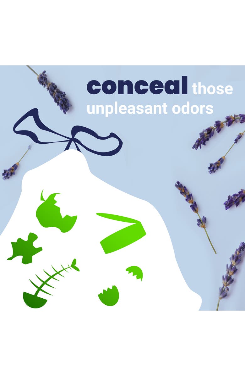 HAPPIMESS Scented Trash Can Liners, White Drawstring,, Alternate, color, Lavender: 8Gal