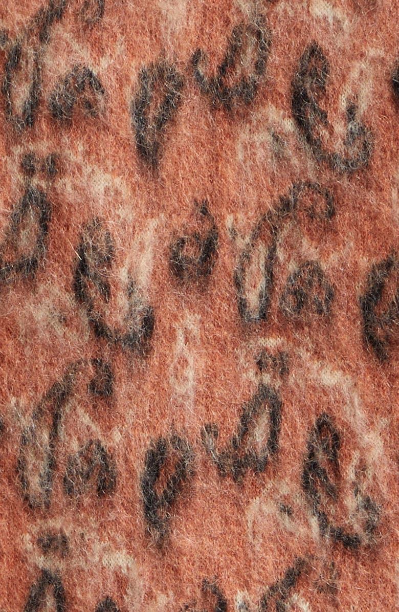 BEAMS Brushed Paisley Jacquard Cardigan, Alternate, color,