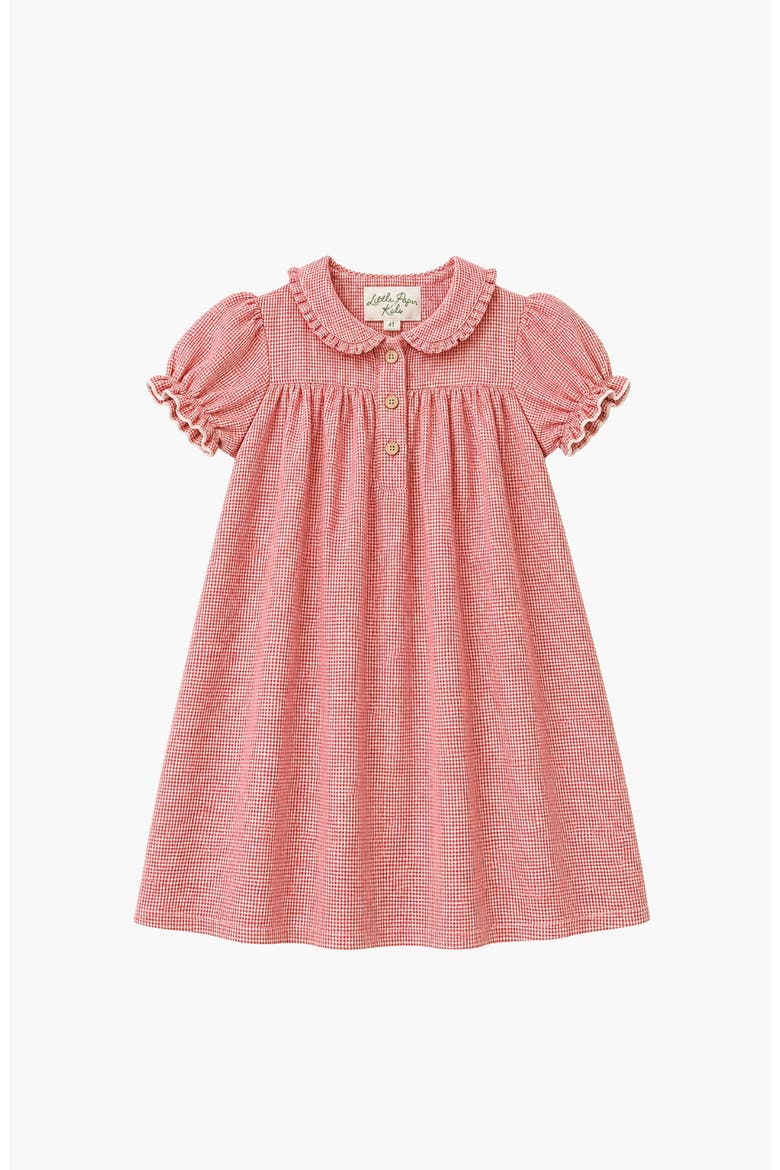 Libby Dress, Main, color, Red Gingham
