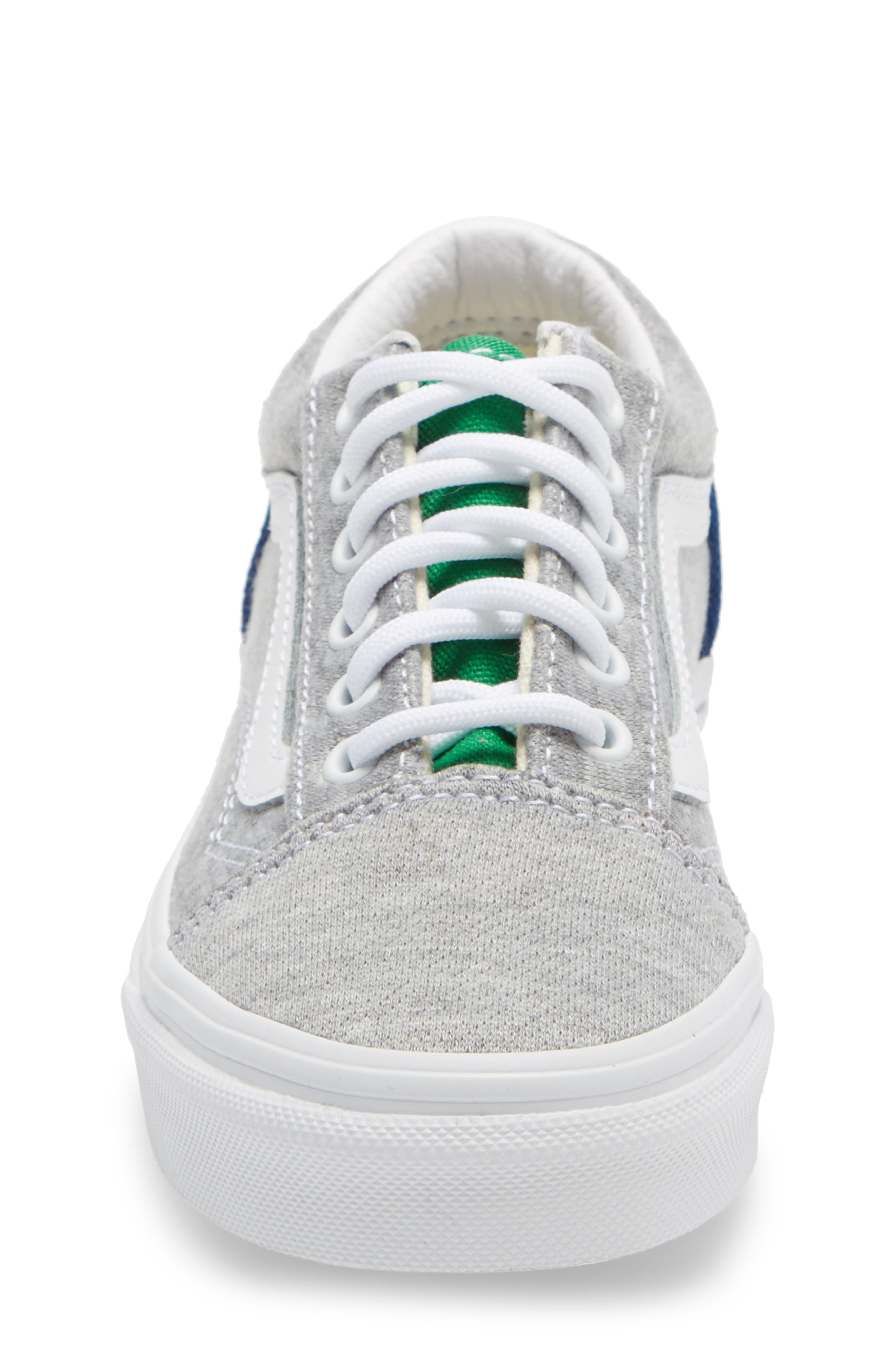 Old Skool Sneaker, Alternate, color, GREY/ TRUE WHITE