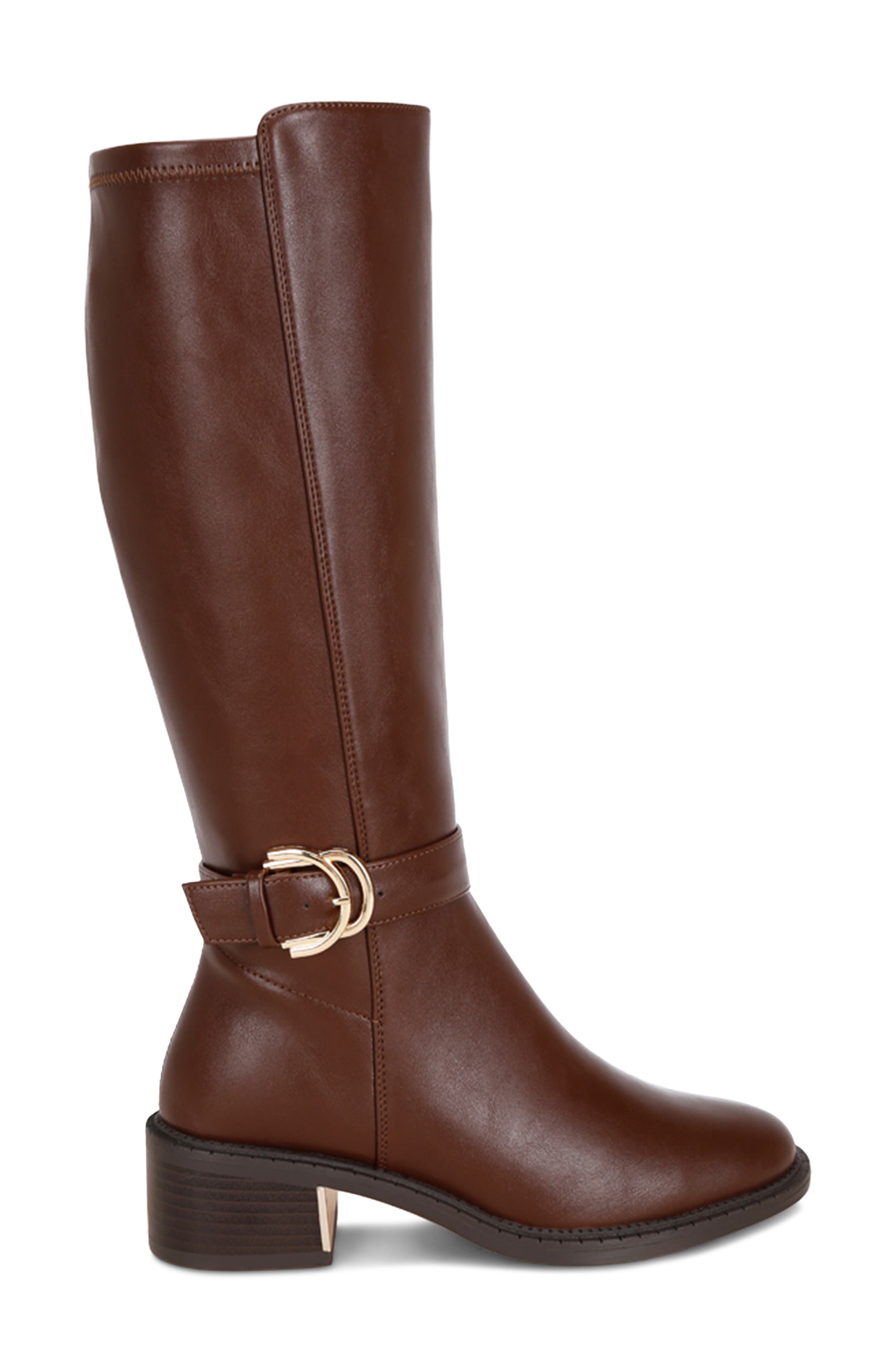 Lewang Leather Knee High Boot, Alternate, color, BROWN SMOOTH