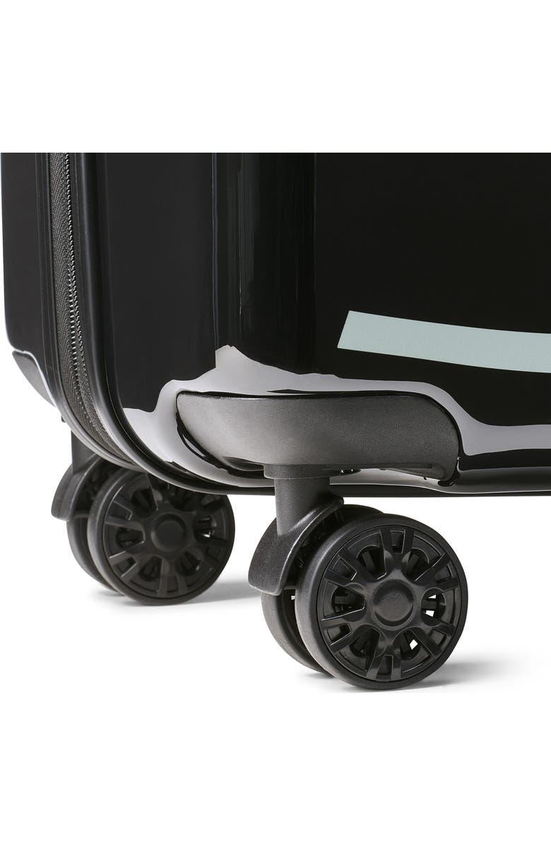 KARL LAGERFELD Karl in A Box Upright Suitcase, Alternate, color, Black