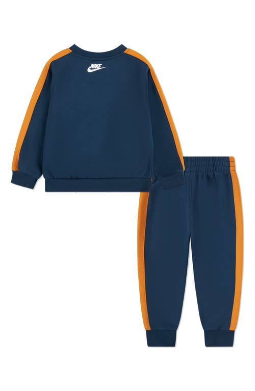 Nike Kids' Logo Sweatshirt & Joggers Set In Blue