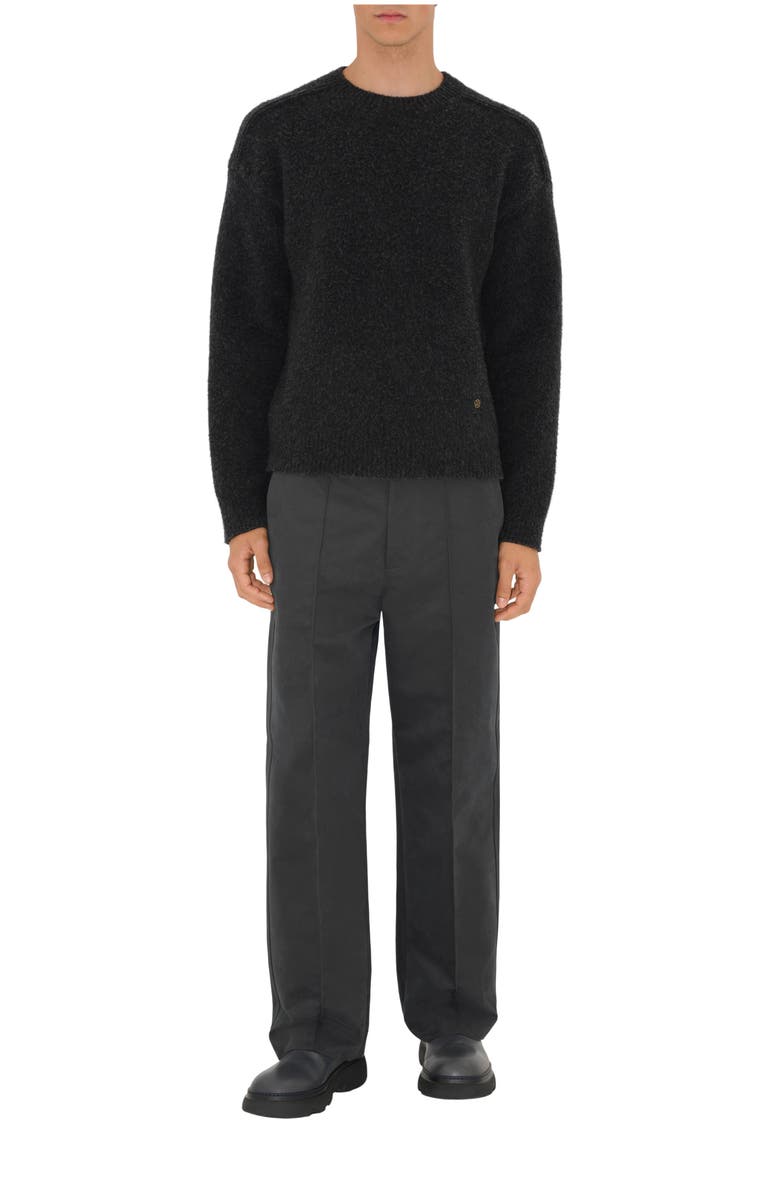 Burberry Cotton Nylon Tailored Trousers, Main, color, 