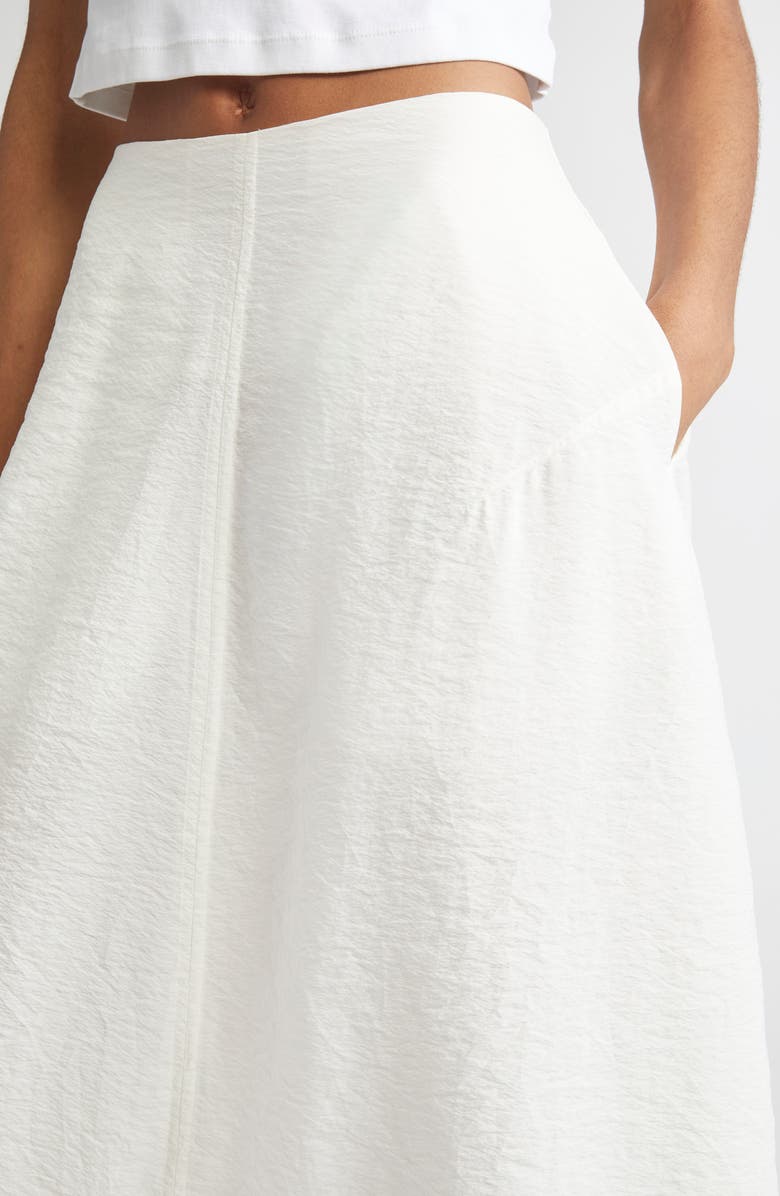 TOTEME Semisheer Silk Blend Parachute Maxi Skirt, Alternate, color, 