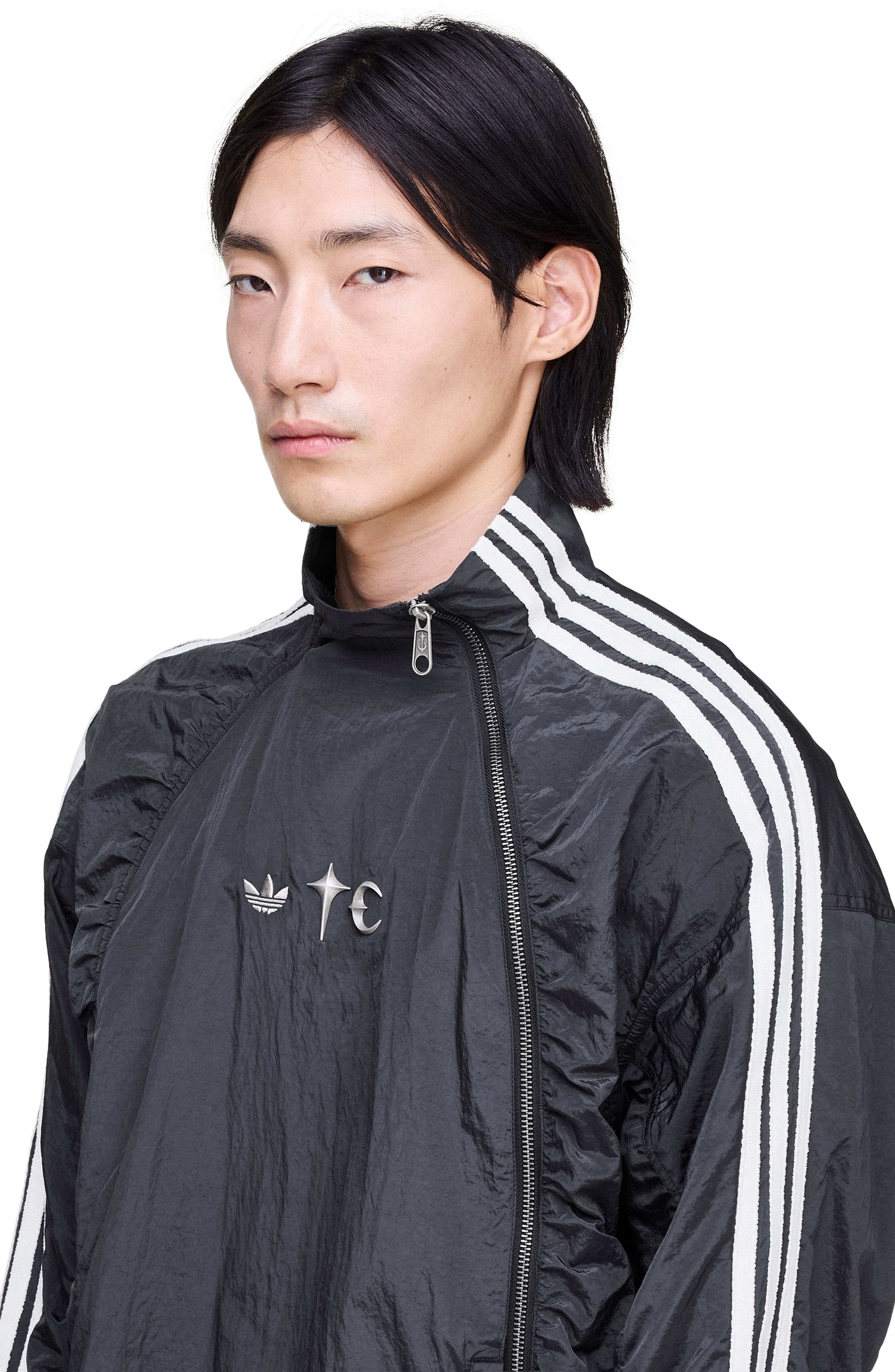 x Thug Club Woven Nylon Track Jacket (Men) | Nordstrom