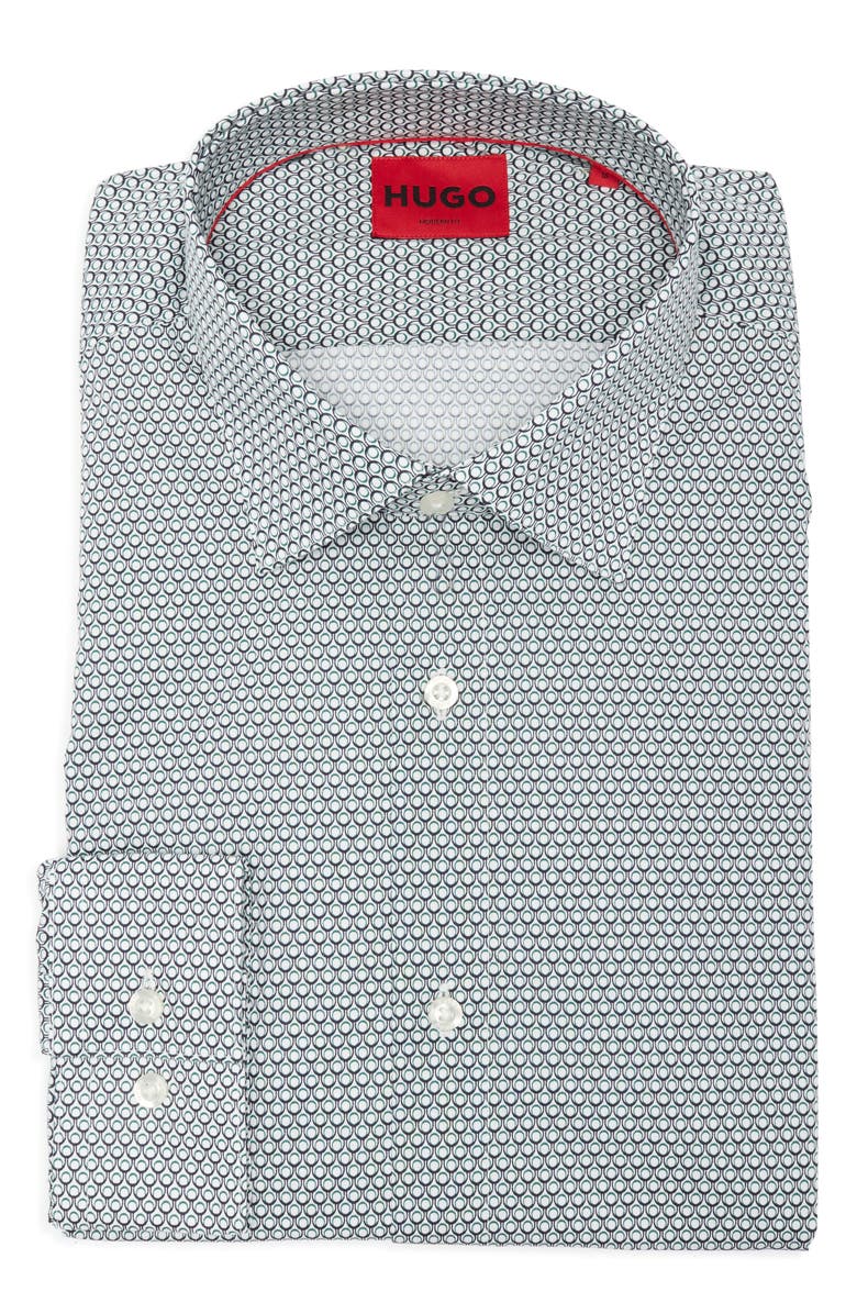 HUGO Valerio Modern Fit Cotton Dress Shirt, Alternate, color,