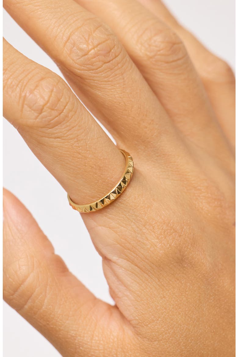 Solid Yellow Gold - Slim Equinox Ring, Alternate, color, Gold