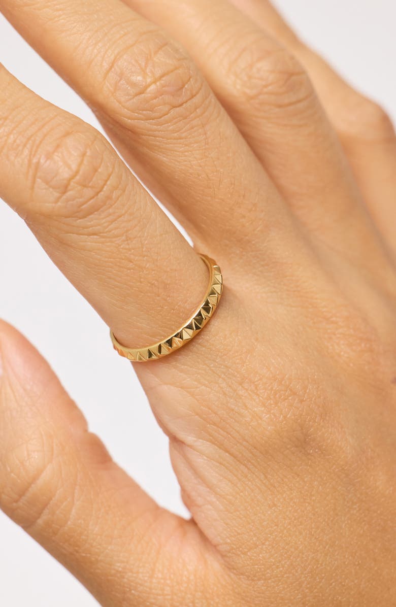 Ana Luisa Solid Yellow Gold - Slim Equinox Ring, Alternate, color, Gold