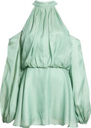 HOUSE OF CB Naima Halter Neck Cold Shoulder Minidress