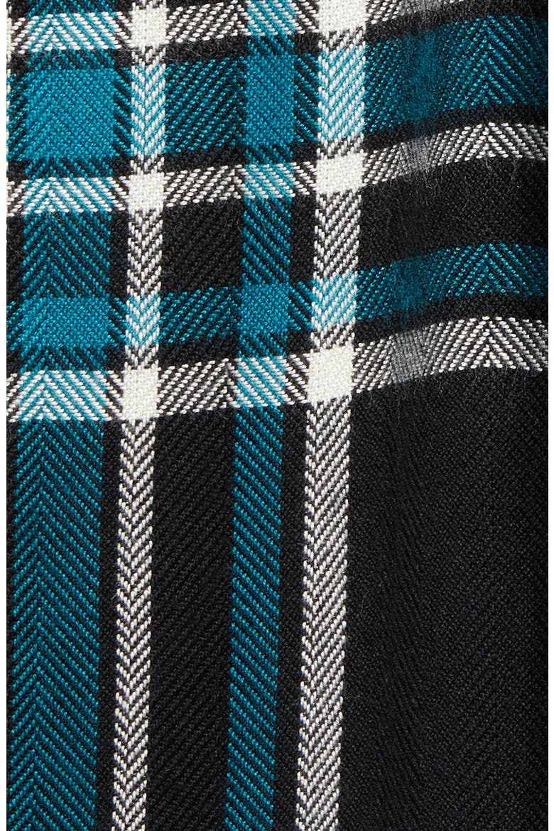 Hunter Plaid Button-Up Shirt, Alternate, color, MIDNIGHT CERULEAN BLUE