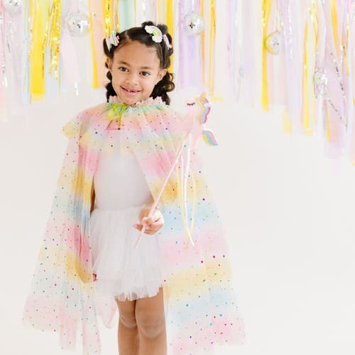 Sweet Wink Unicorn Rainbow Clip Set In Pink