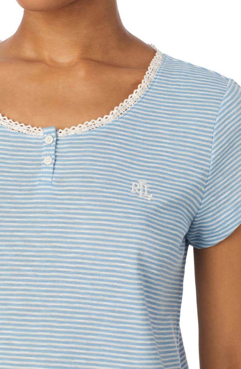 Lauren Ralph Lauren Print Crop Pajamas, Alternate, color, 