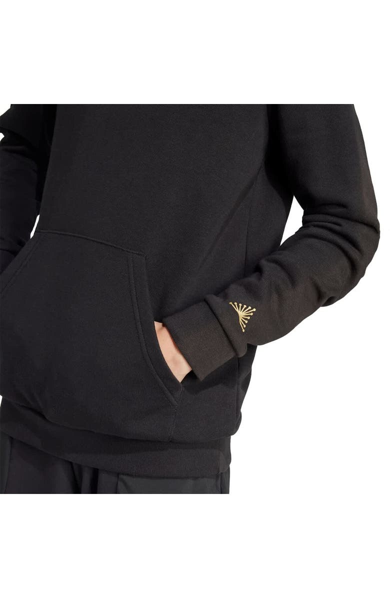 adidas Youth adidas Black Mexico National Team 2025 Third Jersey DNA Pullover Hoodie, Alternate, color,