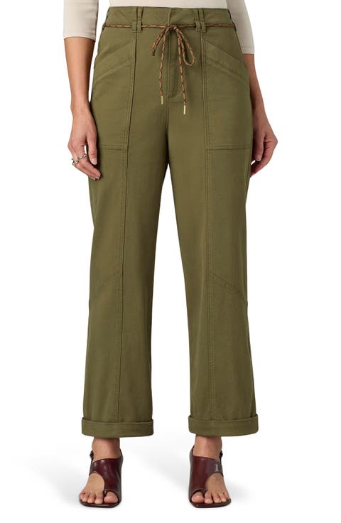 Ultra Skyrise High Waist Relaxed Stretch Cotton Pants