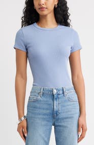 Open Edit Rib Short Sleeve Shirt