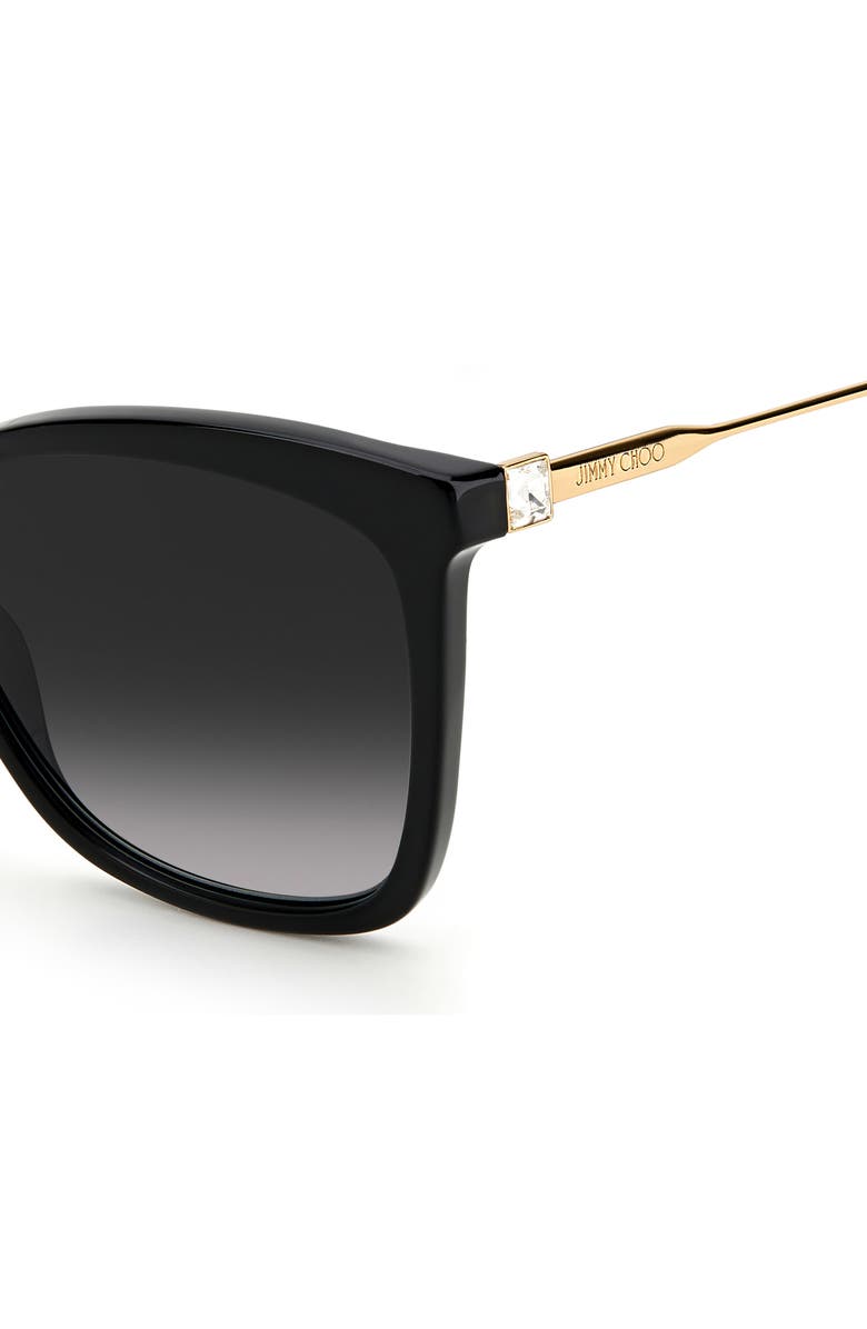 Jimmy Choo Macis 55mm Cat Eye Sunglasses, Alternate, color, 