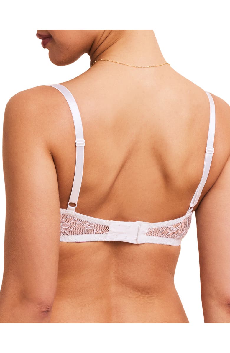 Adore Me Eira Push Up Demi Bra, Alternate, color, White