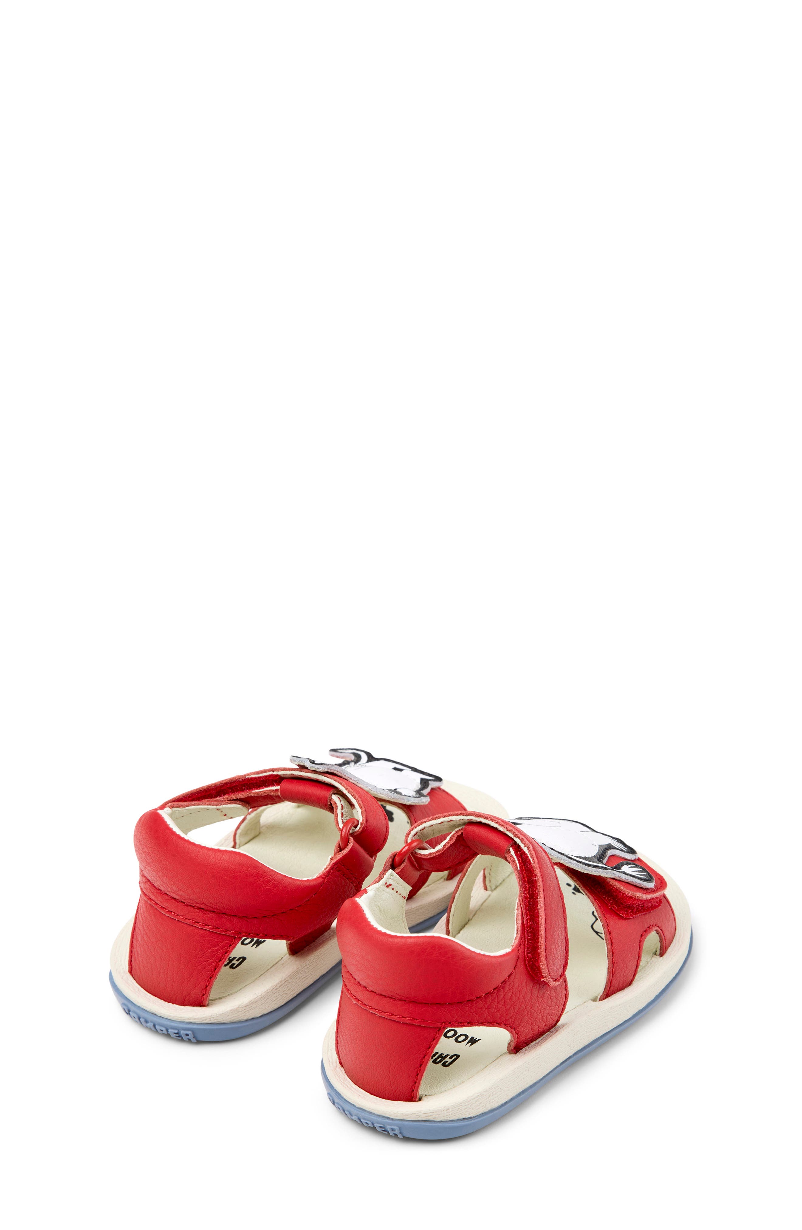 Camper Kids' Bicho Twins Mismatch Sandal, Alternate, color, Medium Red