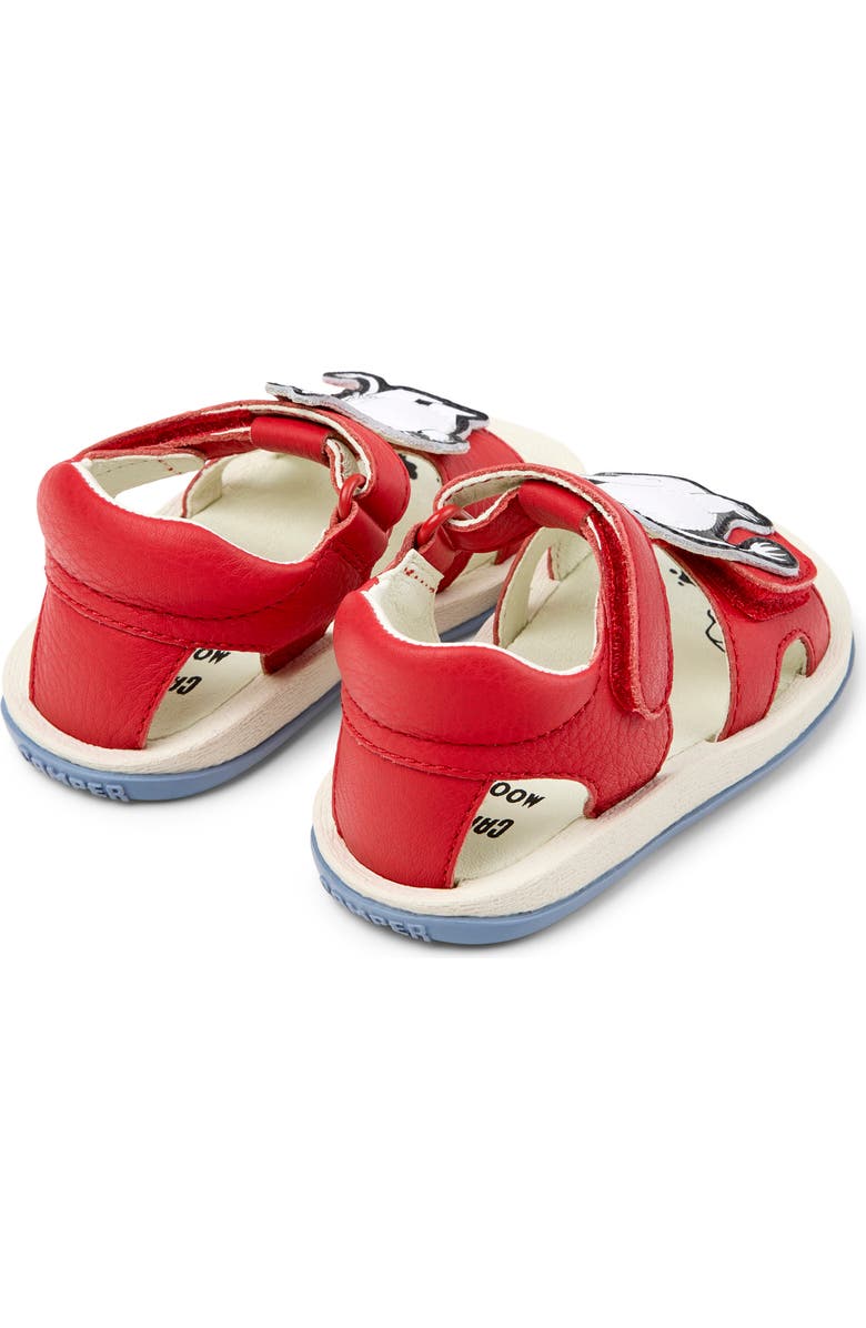 Camper Kids' Bicho Twins Mismatch Sandal, Alternate, color, Medium Red