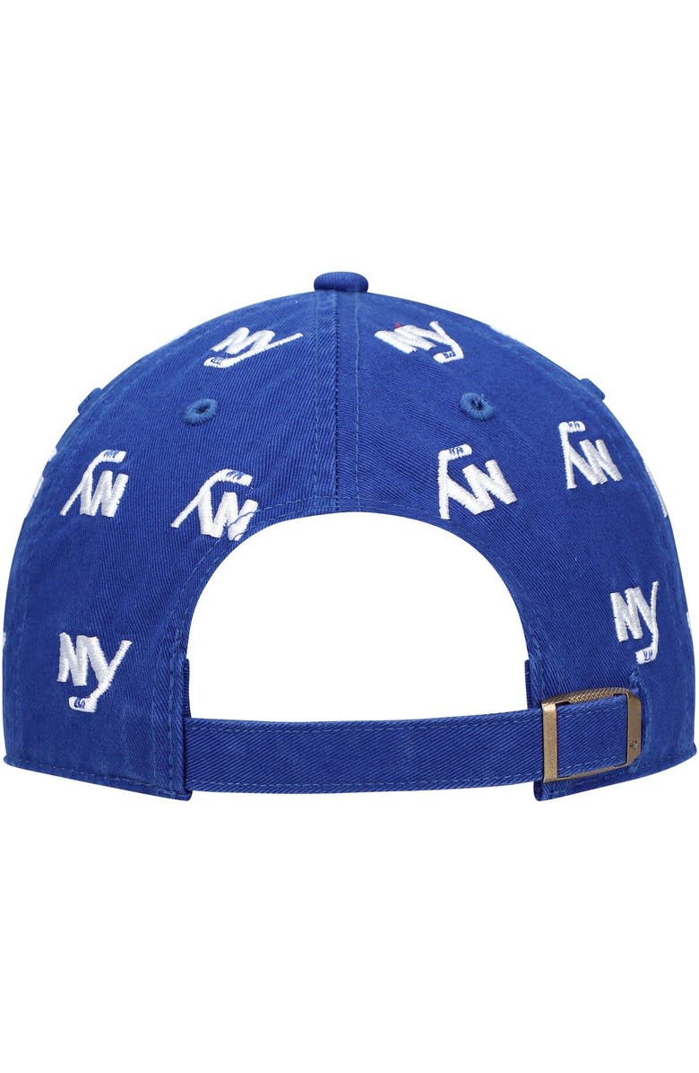 '47 Women's '47 Royal New York Islanders Confetti Clean Up Logo Adjustable Hat, Alternate, color, 