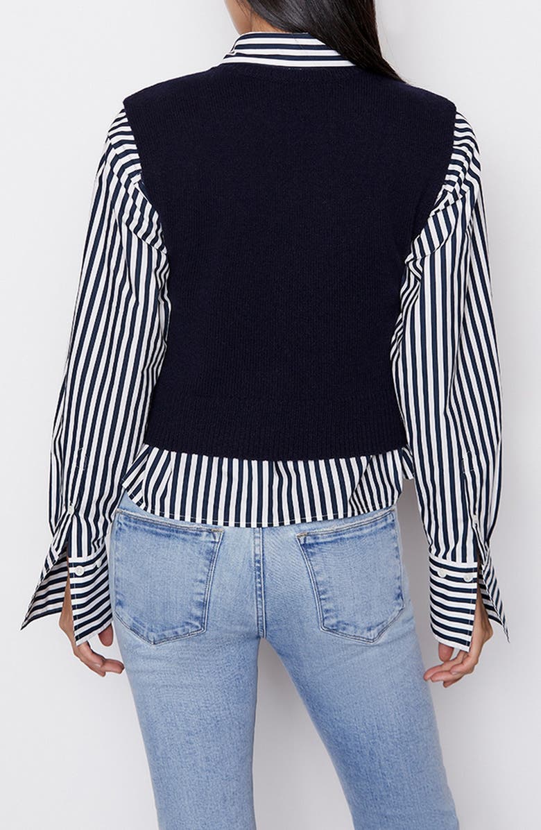 FRAME Recycled Cashmere & Wool Sweater Vest, Alternate, color,