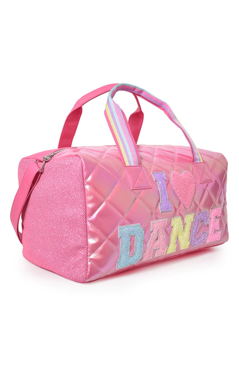 OMG Accessories Kids' Dance Quilted Duffle Bag, Alternate, color, 