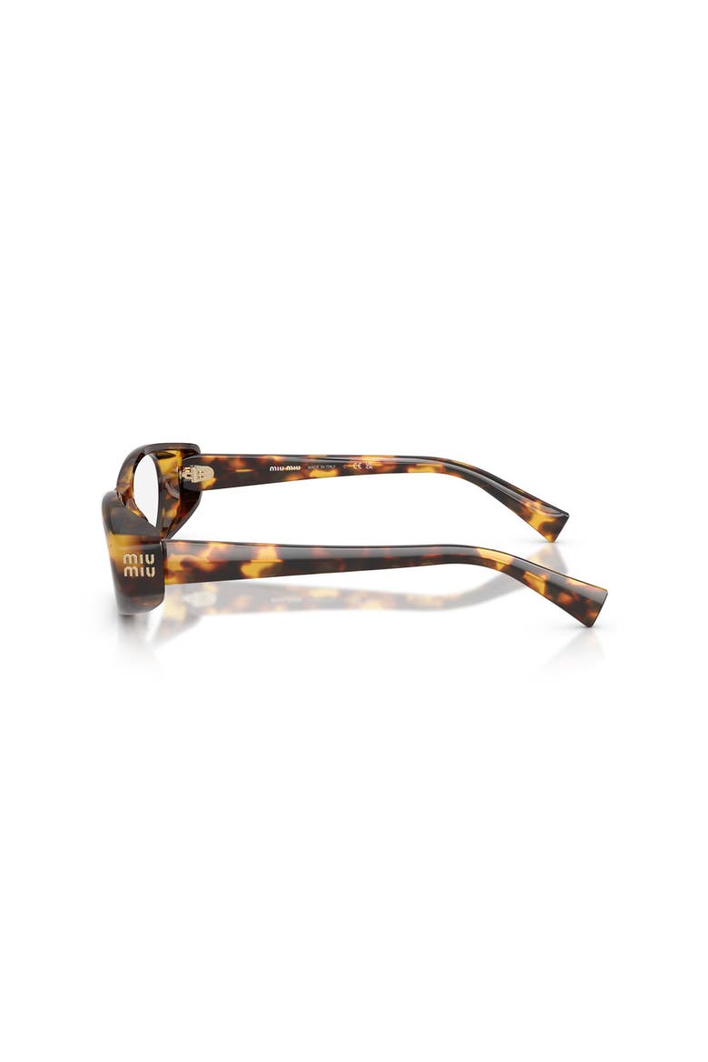 53mm Oval optical glasses, Alternate, color, Tortoise
