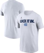 Jordan Brand Men's Jordan Brand  White North Carolina Tar Heels 2026 On-Court Bench T-Shirt