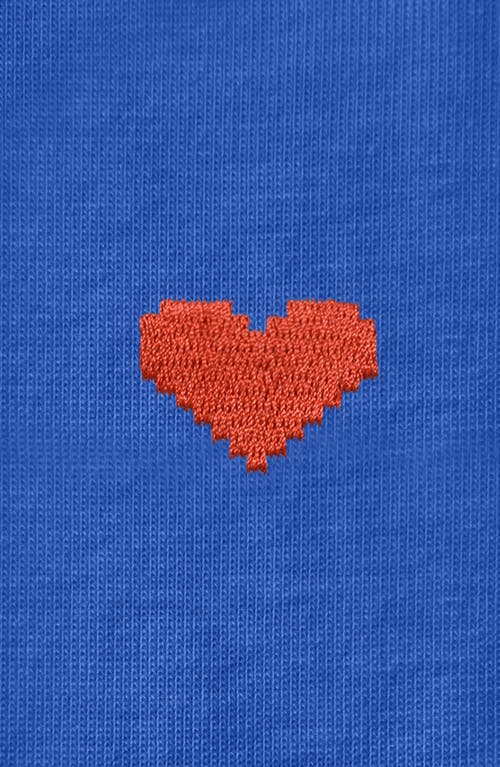 Dalix Womens Pixel Heart Jersey Relaxed Tee