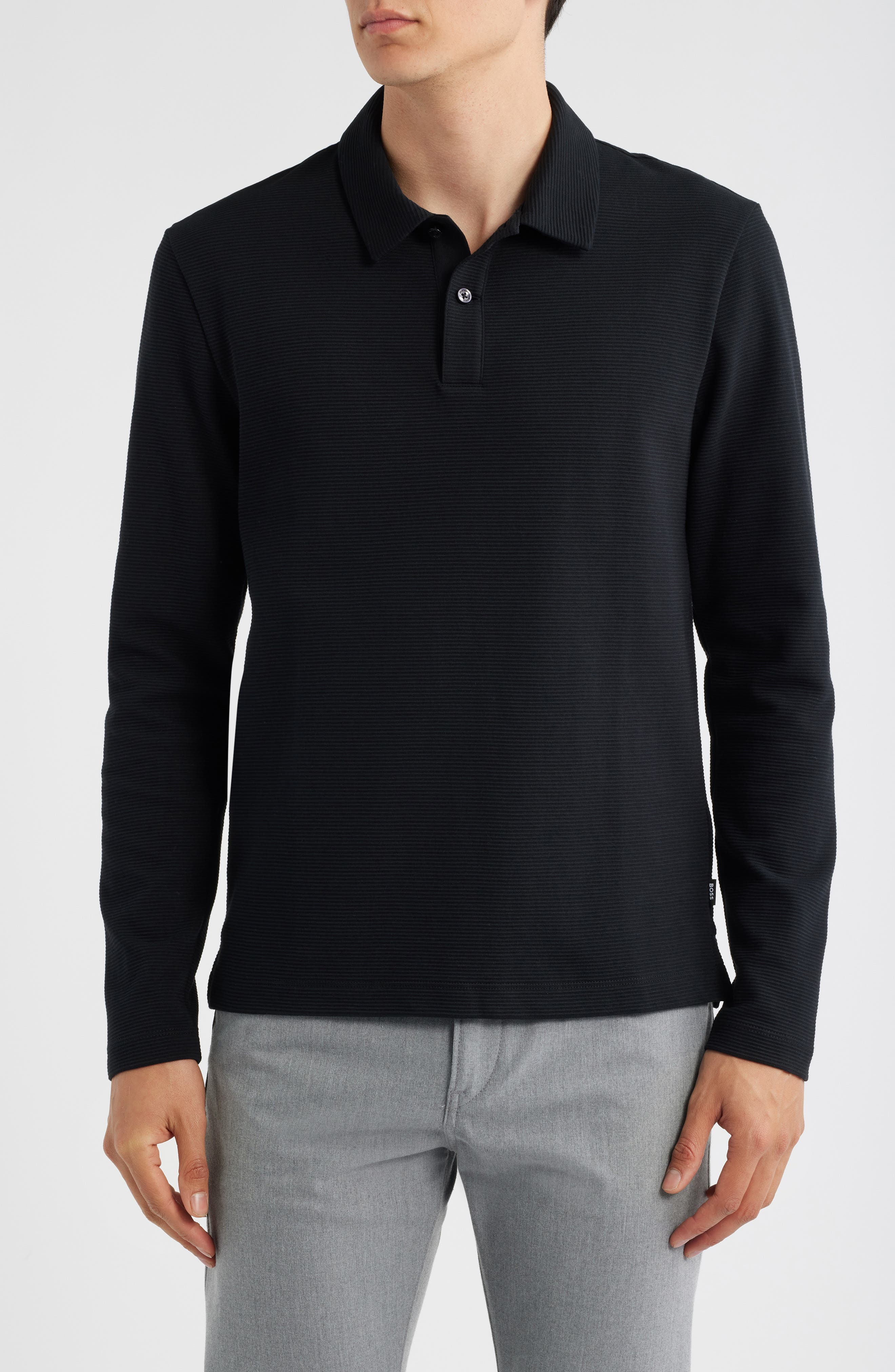 Pleins Long Sleeve Polo