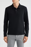 BOSS Pleins Long Sleeve Polo