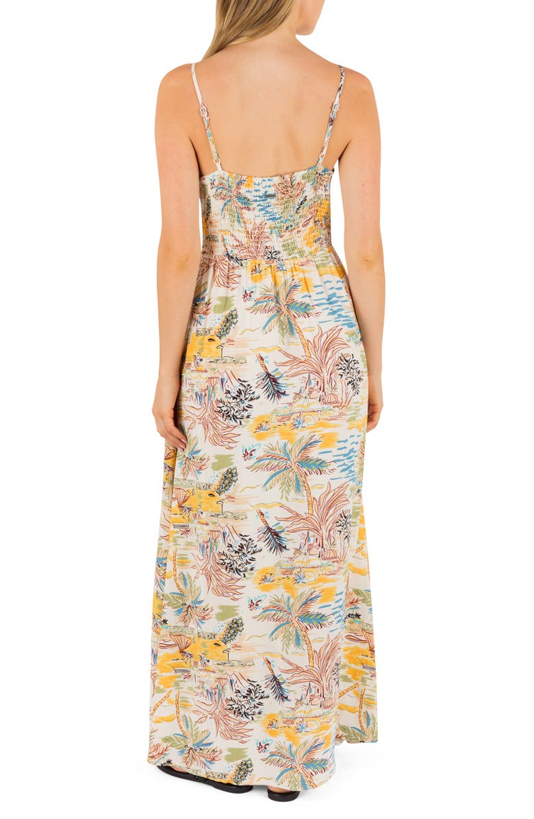 Hurley Safari Scenic Sleeveless Maxi Dress, Alternate, color, 