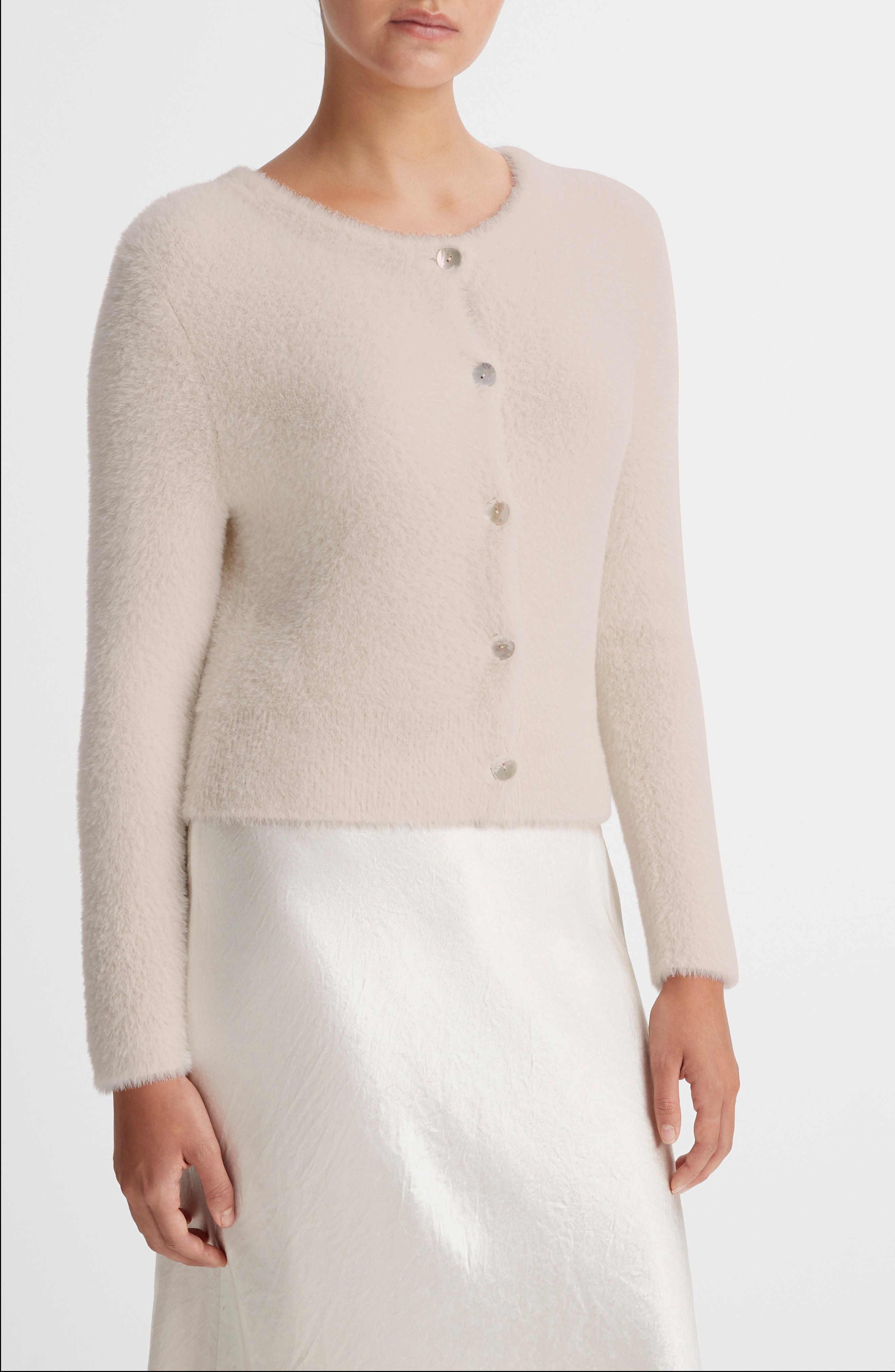 Vince Eyelash Cardigan