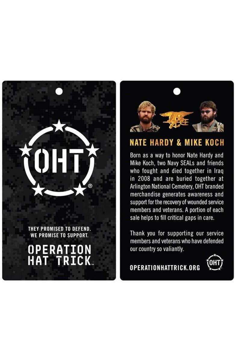 COLOSSEUM Men's Colosseum Charcoal Maryland Terrapins OHT Military Appreciation Quarter-Zip Hoodie, Alternate, color, 